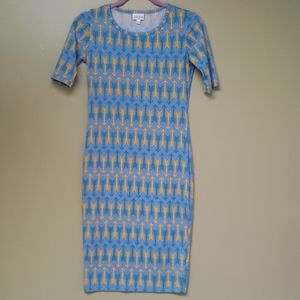 🌻 LuLaRoe Julia Dress w. Arrows XXS